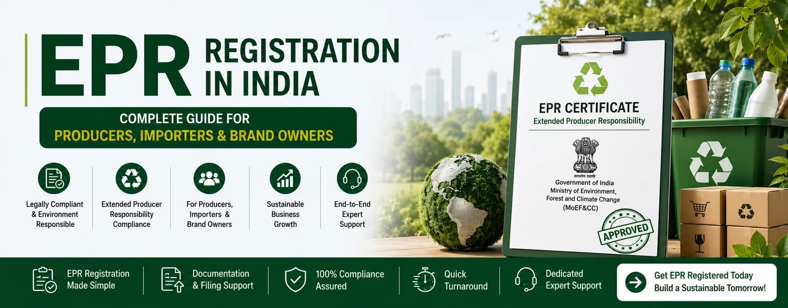 EPR Registration in India — Extended Producer Responsibility compliance under CPCB