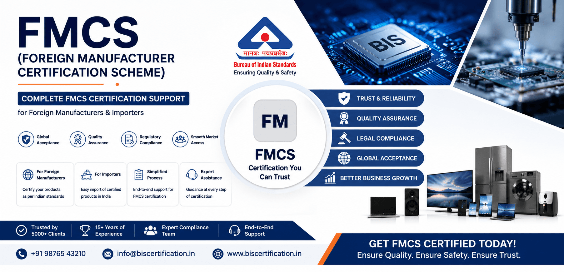 BIS FMCS Certification for Foreign Manufacturers — Complete guide to selling products in India